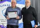 Calvo participó de la celebración del 85 aniversario del Bocha Club Sarmiento de Sunchales