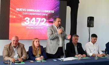 Juegos Suramericanos: Poletti participó de la licitación para construir el Microestadio CARD