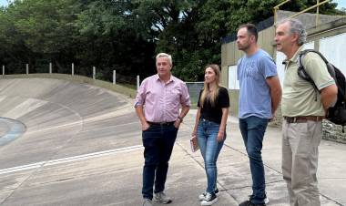 Bárbara Chivallero y Nicolás González vicitaron el Club Ciclista de Rafaela