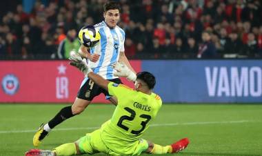 Julián Álvarez, autor del gol en el triunfo argentino sobre Chile por 1-0: “Tuvimos control del partido”