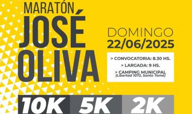 Vuelve la tradicional maratón "José Oliva" en Santo Tomé