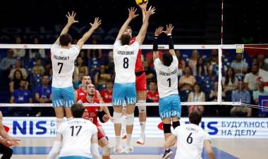 Argentina se llevó un gran triunfo ante Serbia por la Voleyball Nations League