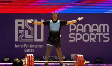 El pesista santafesino Joaquín Mesa fue plata en Asunción 2025