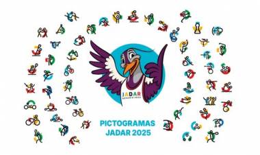 Jadar 2025: el foco visual y atractivo de los pictogramas de las 55 disciplinas deportivas