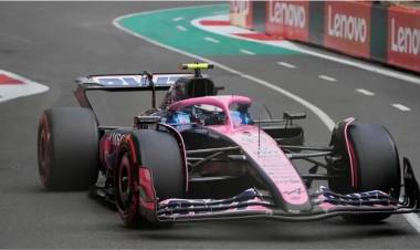 Colapinto quedó eliminado en la Q1 y largará 18° en el GP de Singapur