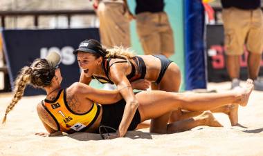 La santafesinas Ghigliazza-Abdala, campeonas de la Etapa Future  de Beach Volley en Grecia