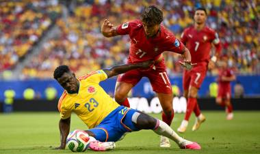 Colombia igualó 0-0 ante la Portugal de Cristiano Ronaldo y se quedó con la primera posición en el Grupo K