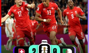 Suiza venció a Argelia y avanzó a octavos de final del Mundial 2026
