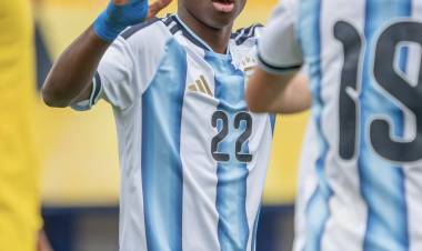 “Kiki" Ramos marcó en su debut y Argentina Sub-17 igualó 1-1 con Ecuador