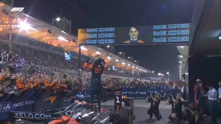 Piastri ganó de punta a punta en Bahréin y quedó segundo en el Campeonato de la Fórmula 1