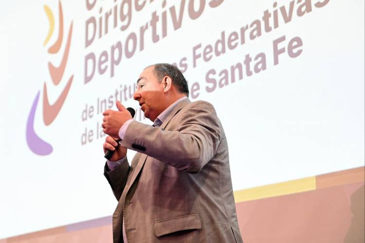 Poletti participó del lanzamiento del Primer Congreso de Dirigentes Deportivos