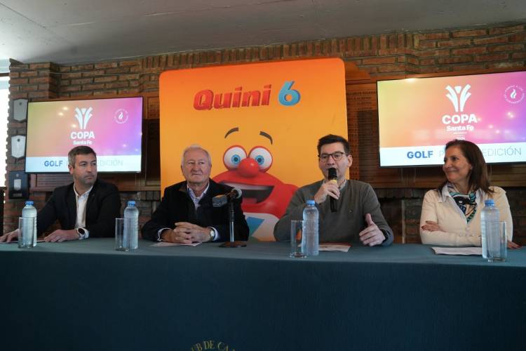 Por primera vez el golf se suma a la Copa Santa Fe: se presentó la edición 2025 del certamen provincial