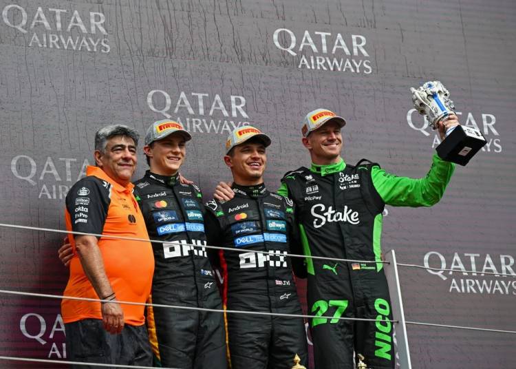 Hülkenberg logró su primer podio en Fórmula 1 tras 15 años y 239 carreras