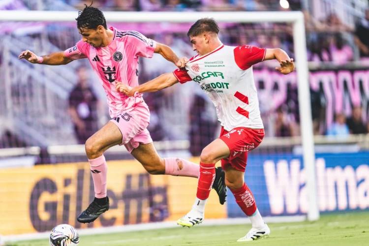 Con Messi lesionado, Inter Miami le ganó al Necaxa y puso un pie en la próxima fase de la Leagues Cup