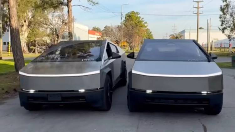 Elon Musk ya tiene su pickup eléctrica en Argentina: dos Cybertruck producidas por Tesla circulan en el país