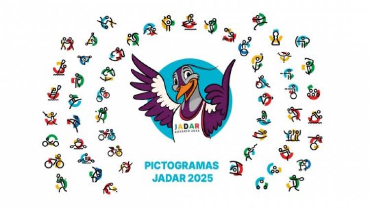 Jadar 2025: el foco visual y atractivo de los pictogramas de las 55 disciplinas deportivas