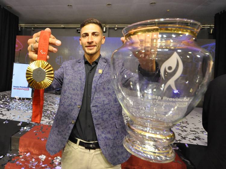 Brian Impellizzeri bicampeón mundial de atletismo en Nueva Delhi