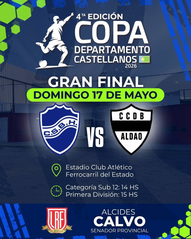 Se viene la gran final de la cuarta edición de la Copa dpto. Castellanos