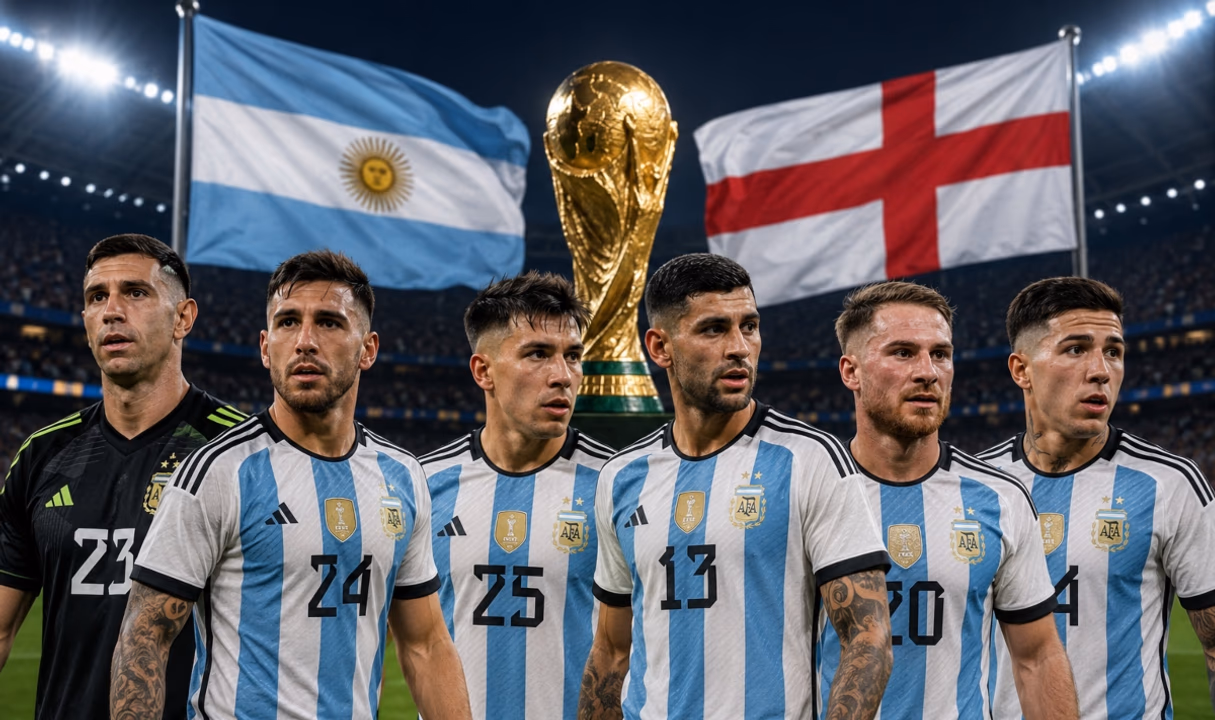Un ex futbolista inglés calentó la previa: “A Argentina no le tengo el mismo miedo que a Francia y España"