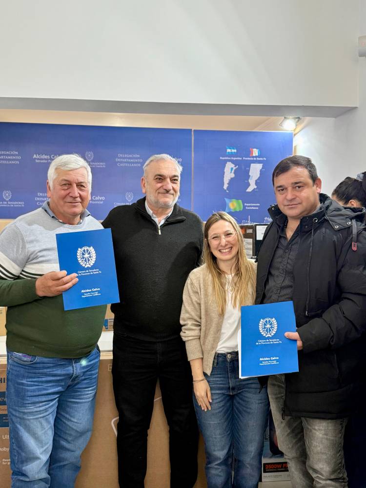 Alcides Calvo visitó la sede de Sportivo Aurilense