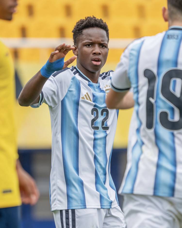 “Kiki" Ramos marcó en su debut y Argentina Sub-17 igualó 1-1 con Ecuador