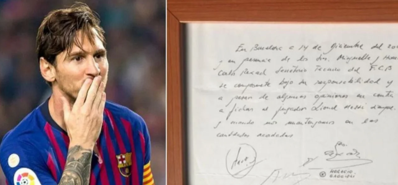La servilleta que convenció a Jorge Messi y cambió la historia del fútbol