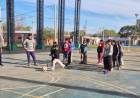Con pasión, las infancias de Alto Verde alientan a la Selección en la Estación Municipal
