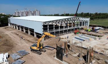 Juegos Suramericanos 2026: así avanza la construcción del Centro Acuático Provincial en Rosario