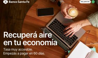 Plan de desendeudamiento provincial: el Banco Santa Fe ofrece hasta 60 cuotas, tasas preferenciales y 2 meses de gracia para refinanciar deudas de empleados públicos, privados y jubilados*