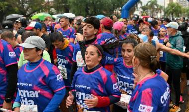 Se realizó la séptima Maratón de Cudaio para promover la donación de órganos