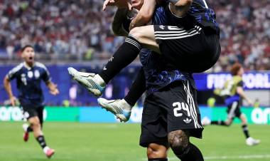El golazo de Enzo Fernández para empatar el partido ante Inglaterra