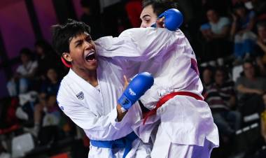Karate: Ocho países ganaron medallas en las finales de kumite