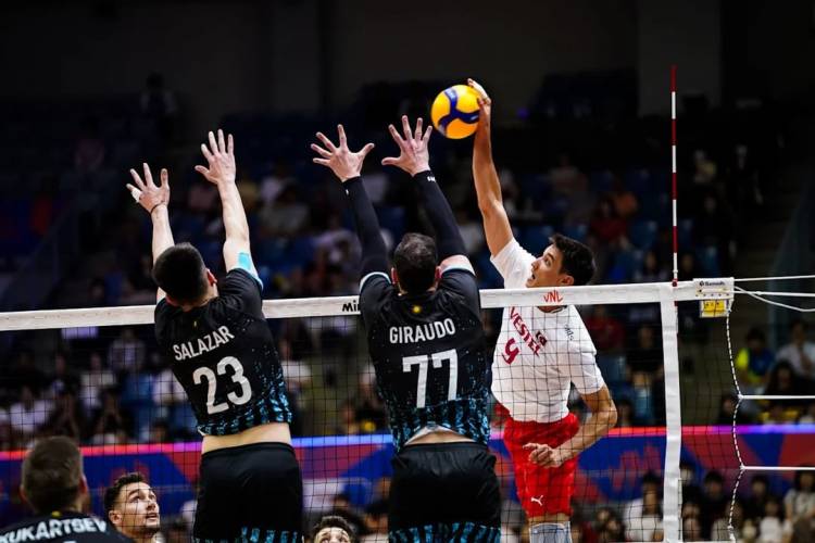 Argentina concluyó su participación en la VNL 2025 con una victoria ante Turquía