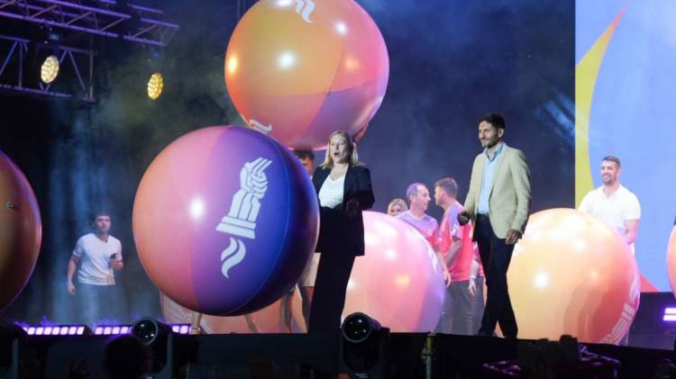 Juegos Suramericanos 2026: Pullaro y Scaglia dieron inicio a la cuenta regresiva y presentaron a Capi, la mascota oficial del evento