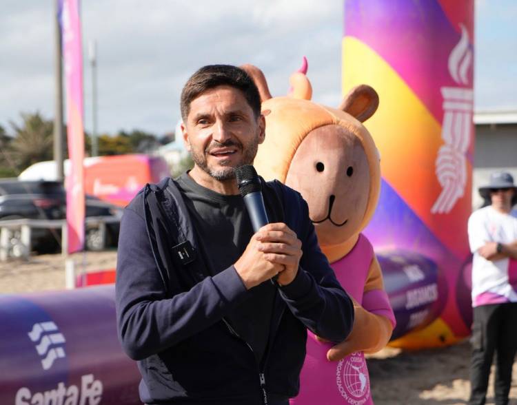 Pullaro en el lanzamiento de los Suramericanos en la Costa: “Santa Fe está viviendo una etapa distinta y los Juegos son parte de ese cambio”