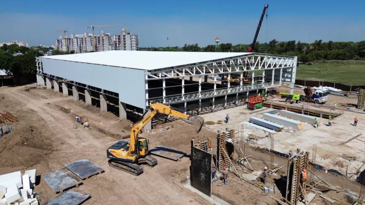 Juegos Suramericanos 2026: así avanza la construcción del Centro Acuático Provincial en Rosario