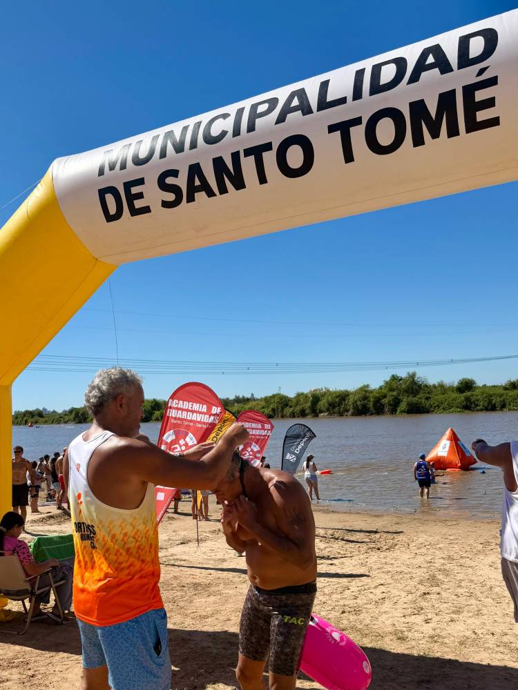 Se realizó la Maratón Acuática Río Salado con una destacada participación en Santo Tomé