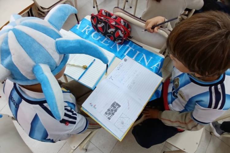 El Mundial en la Escuela Primaria de la UNL